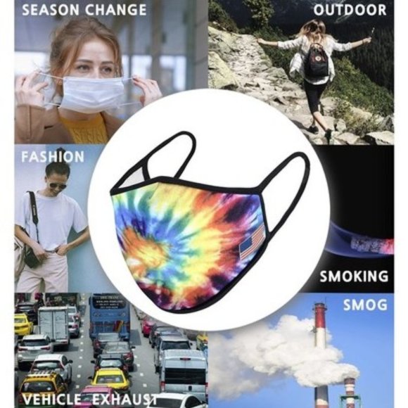 Fashion Tie Dye Face Mask - Picture 6 of 6